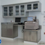 hospital stainless steel glass door cabinets