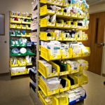 par inventory bin storage racks