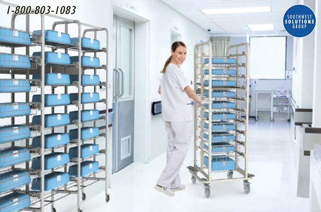 sterile instrument storage racks