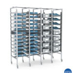 sterile processing surgical insturment storage racks