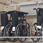 storing wheelchairs hospitals rehab nursing homes