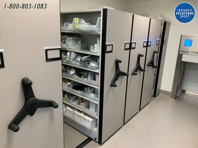 high density veterinary storage cabinets