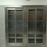 hospital recessed stainless steel wall cabinets