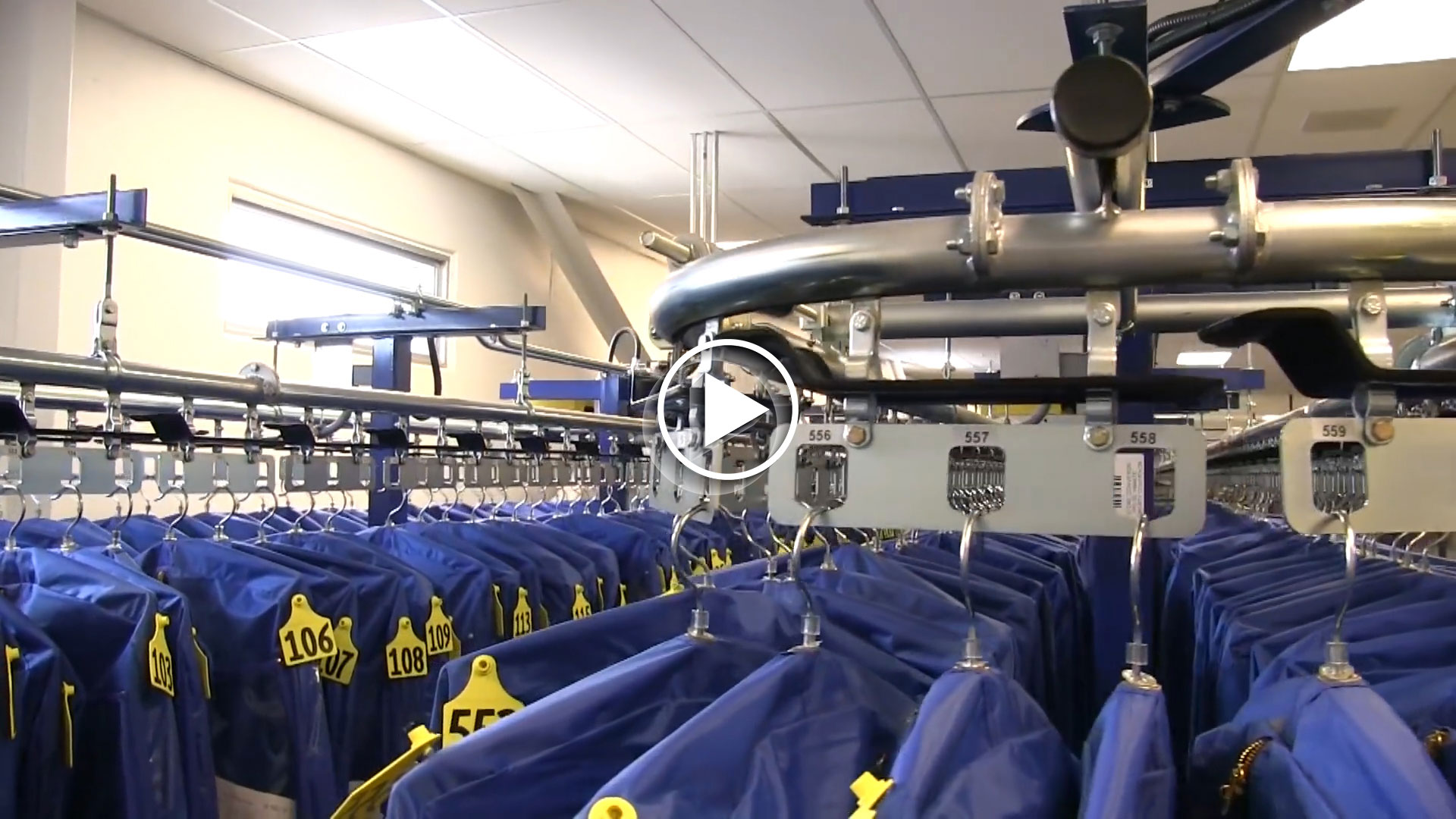 Inmate Property Garment Bag Storage Conveyors