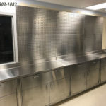 medical lab stainless steel wall cabinet