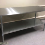 stainless steel sterile processing table