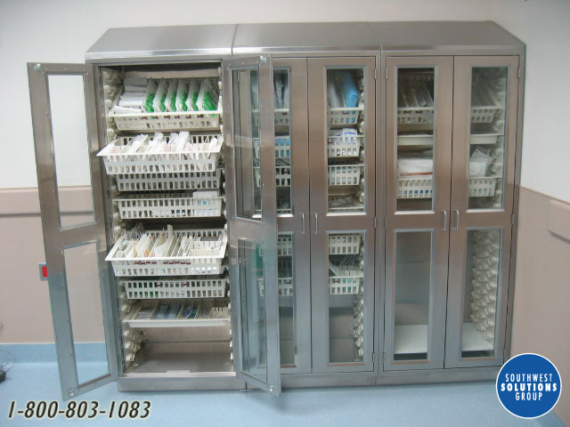 veterinary supply storage cabinets