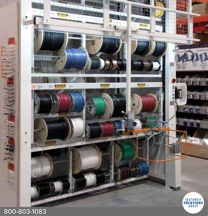 Wire Reel Storage Rack Cable Spool Organizer Shelves Adjustable