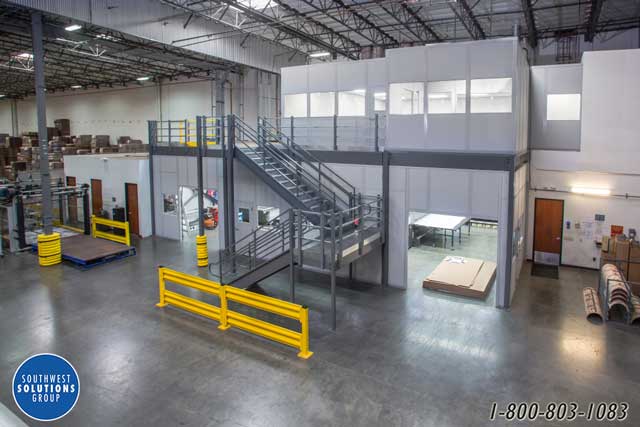 mezzanine inplant office