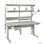 adjustable packaging station tables