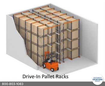 drive in pallet racks