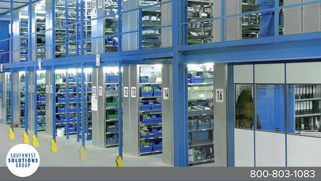 mezzanine shelving systems