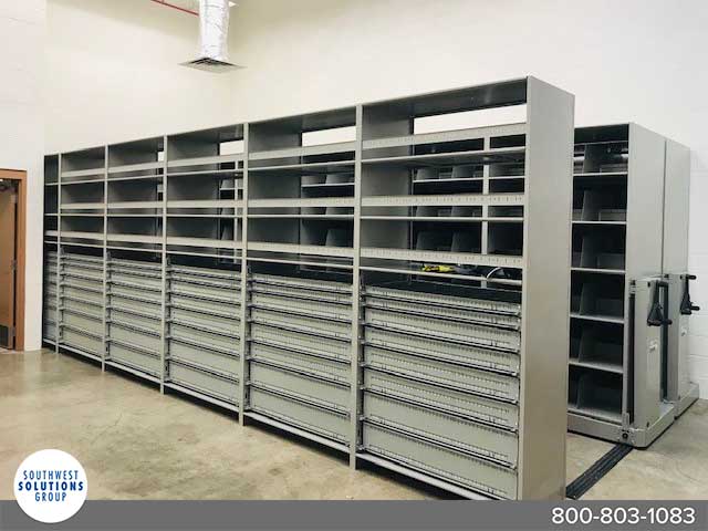 movable storage shelves