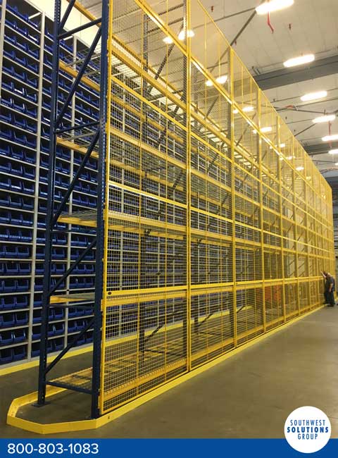 warehouse pallet rack safety panels