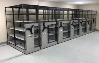 compact movable shelving featured