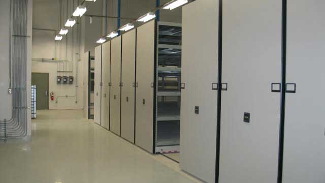 electric mobile shelving systems