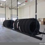 overhead tire storage rack