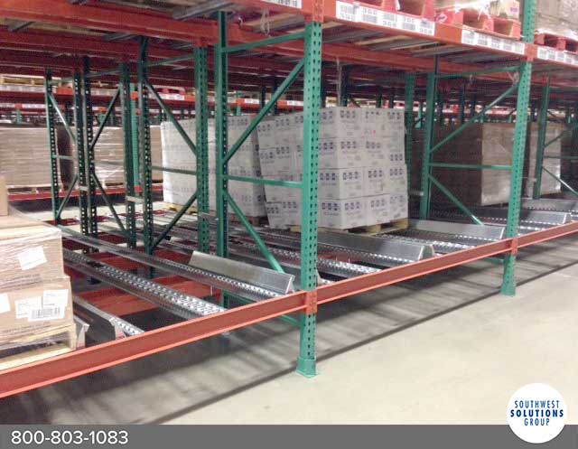 push back pallet rack