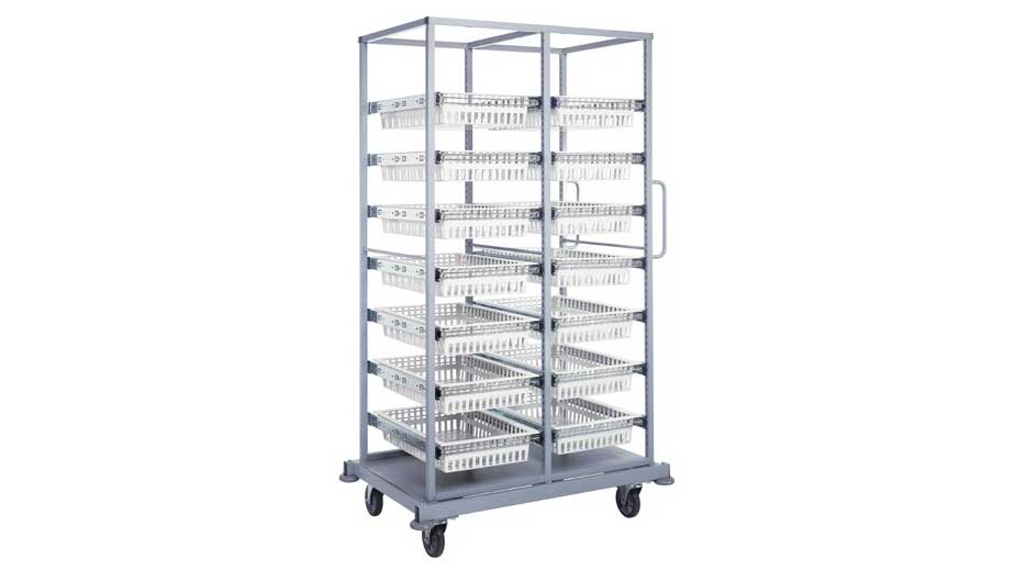 rolling storage carts with baskets