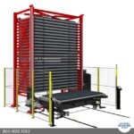 steel plate vertical storage lift system