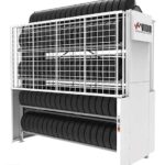 tire rack carousel storage system