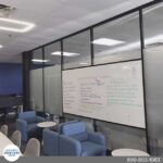 glass office wall partition