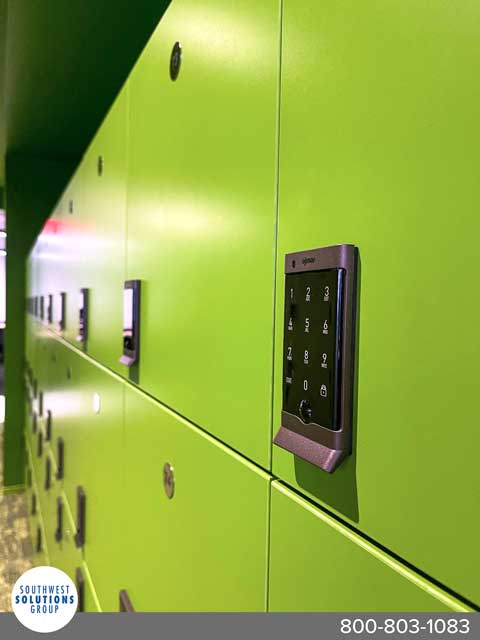 lockers with digital locks