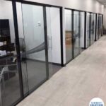 office sliding glass walls