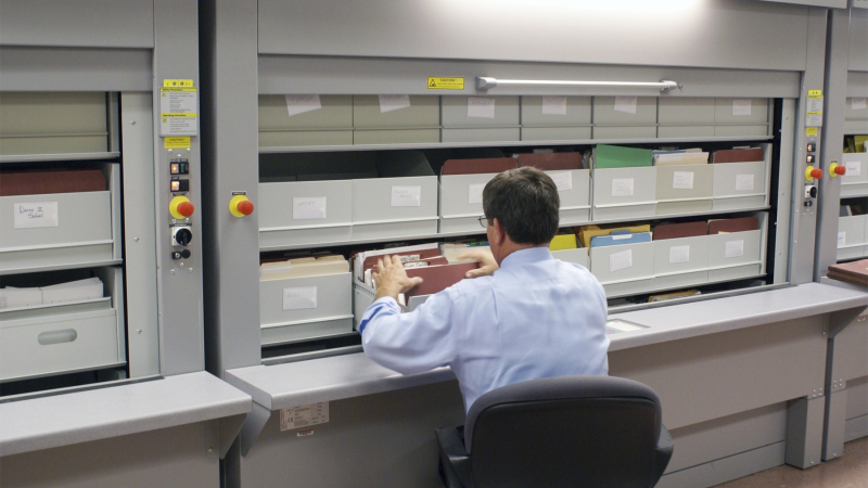 automated filing carousel gallery