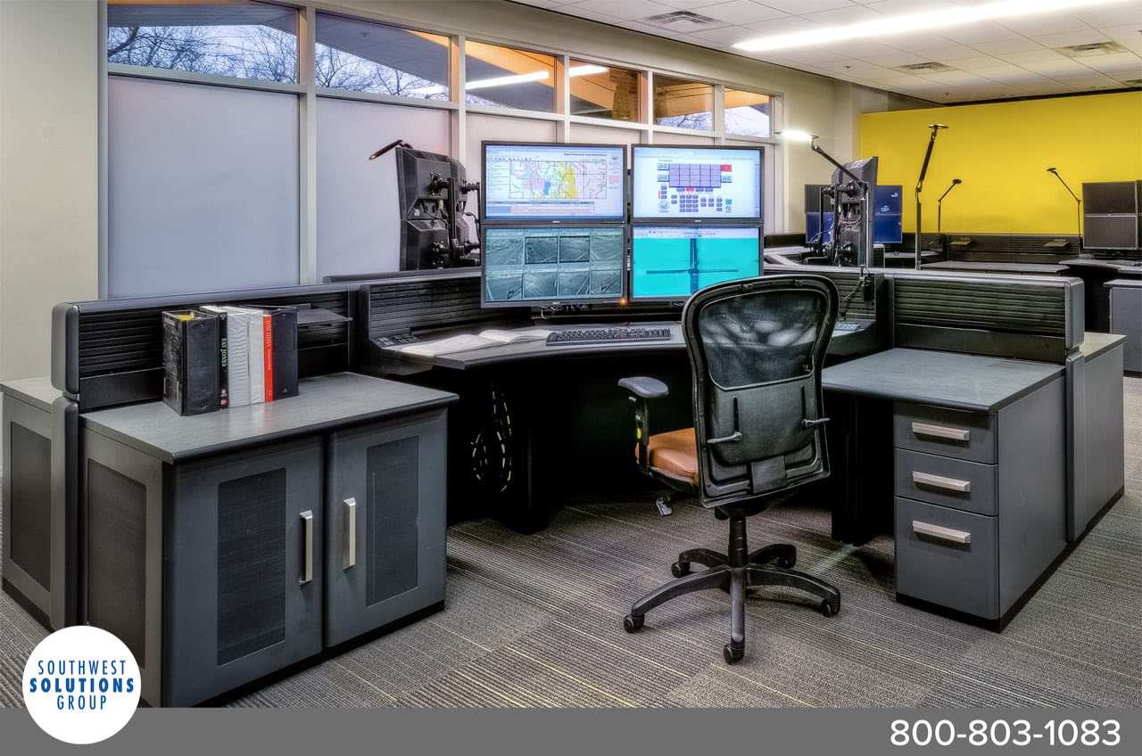 ergonomic control room furniture
