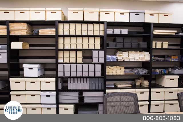 file box storage shelving