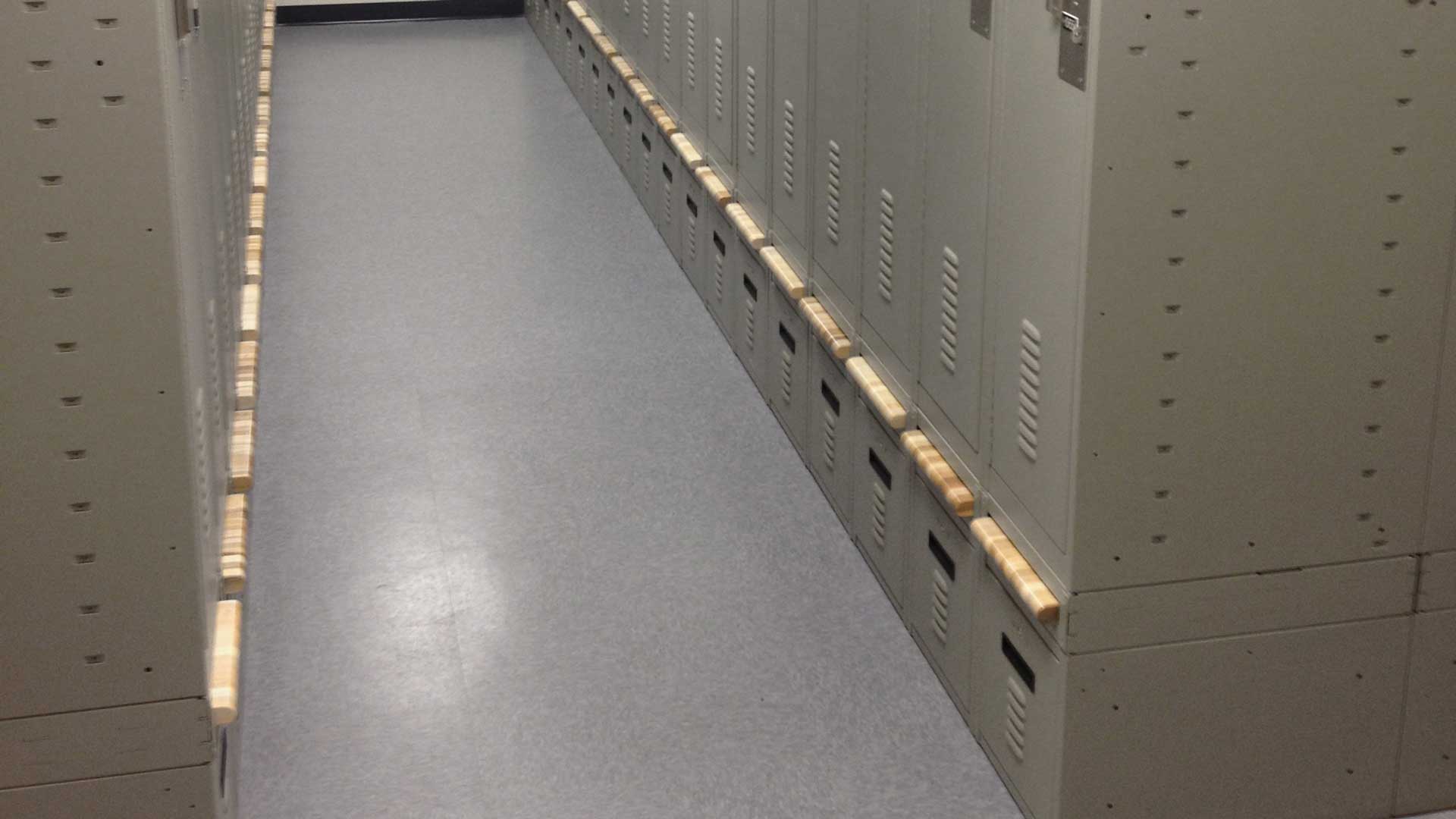 locker with bench seat featured