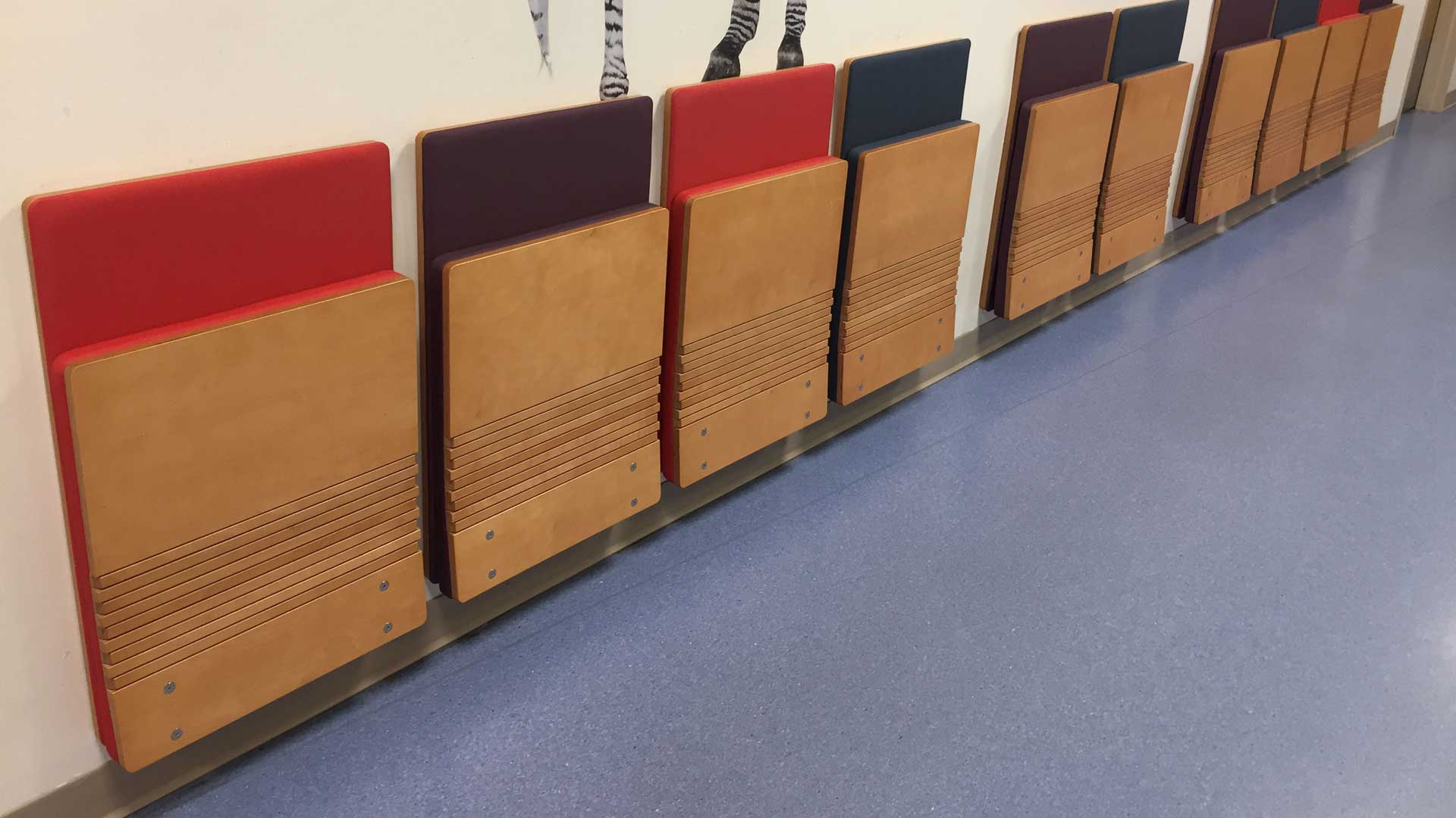 wall mounted seating gallery