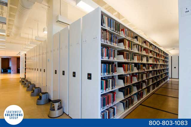 compact library bookstacks