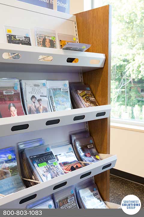 library periodical shelving