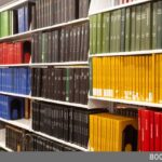 library periodical storage shelves