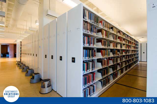 mobile library bookstacks