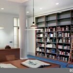 rolling ladder bookshelves