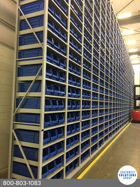 floor to ceiling shelving