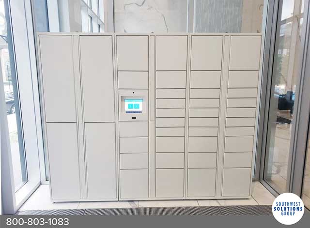 locker system with automatic operation