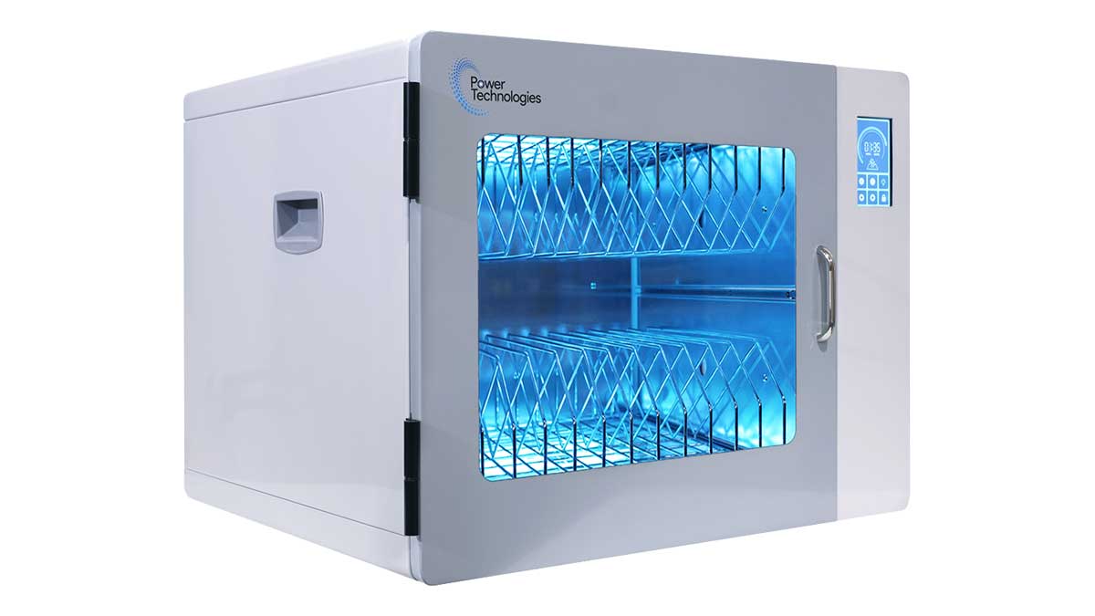 uvc disinfection cabinet rack