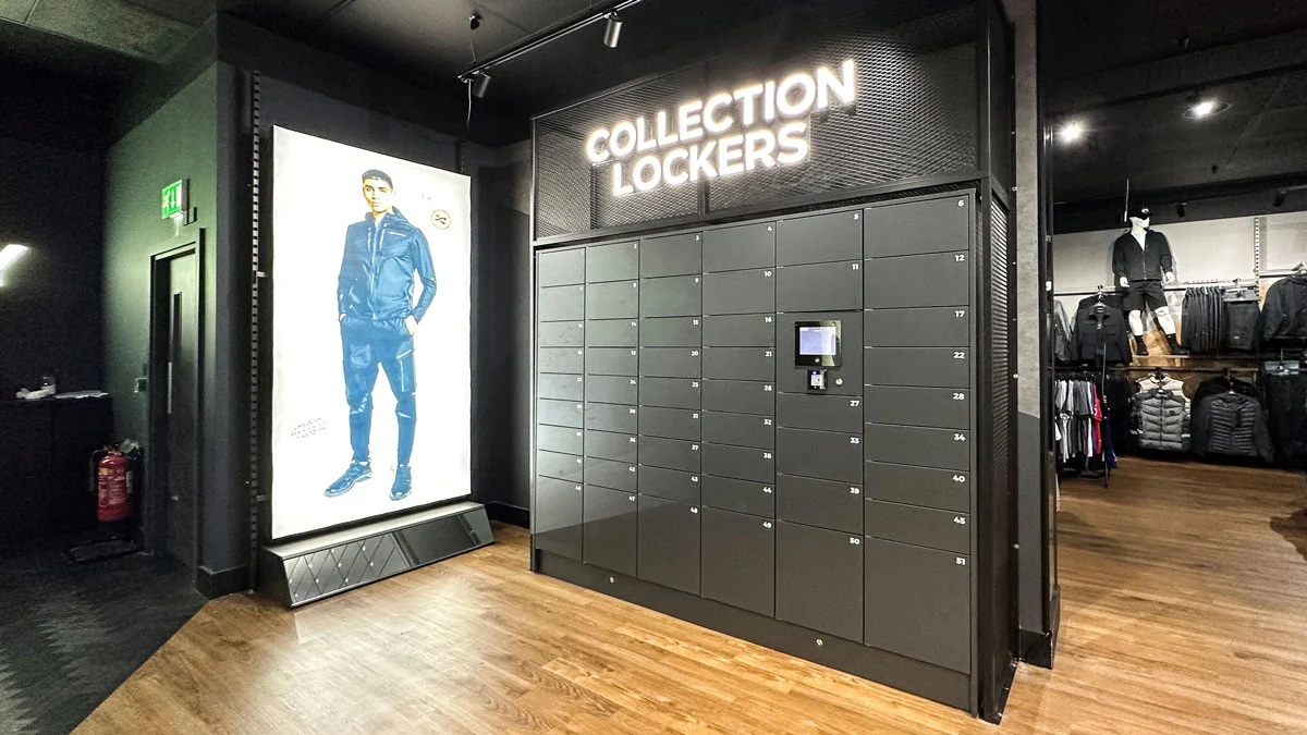 retail collection smart lockers
