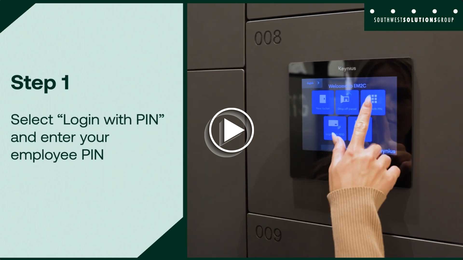How to Use an Employee PIN Code for Locker Access How to Use an Employee PIN Code for Locker Access